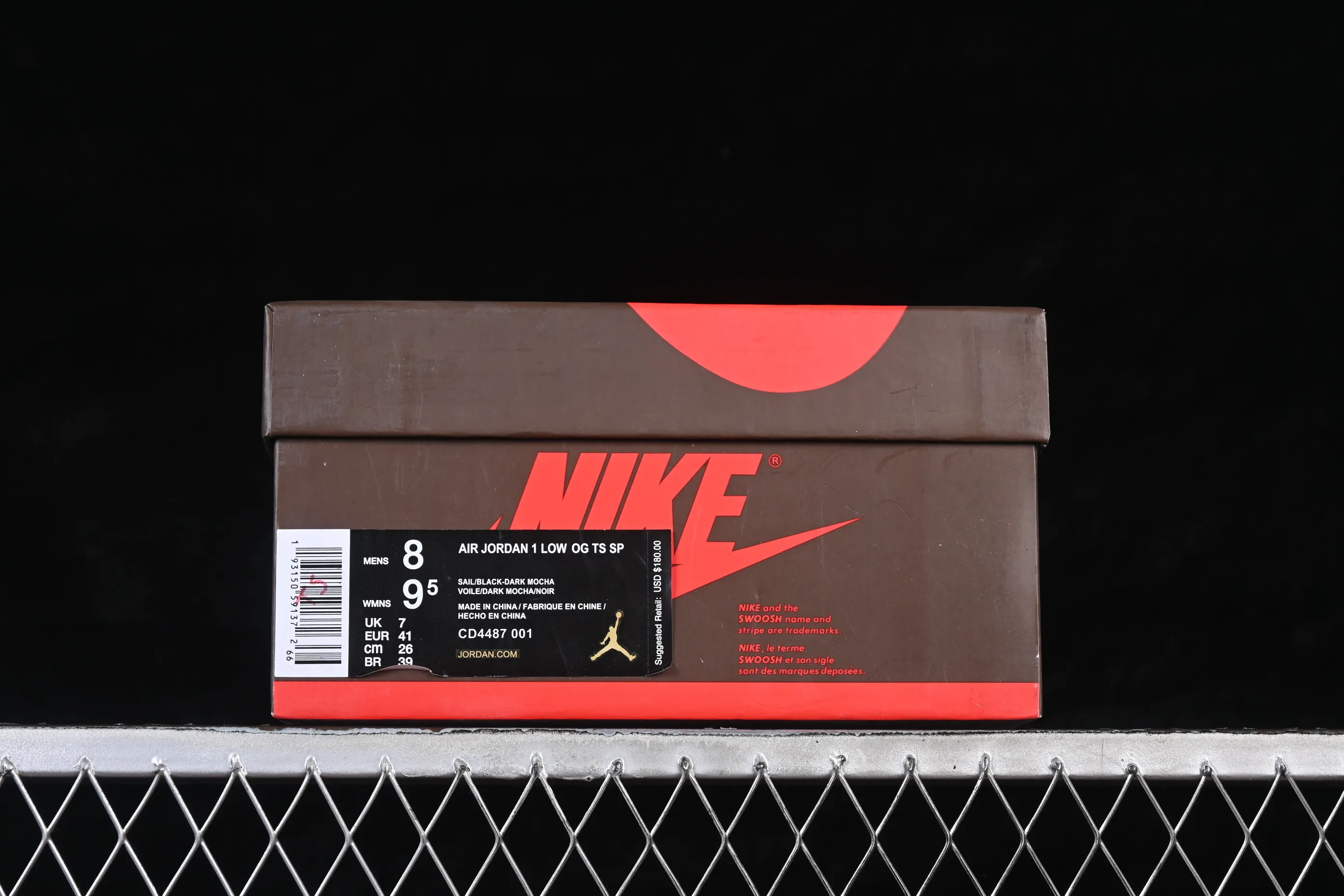All categories Air Jordan Jordan series basketball shoes Air Jordan 1 High Travis Scott x Air Jordan 1 High OG AJ1 anti-hook high-top basketball shoes CD4487-001